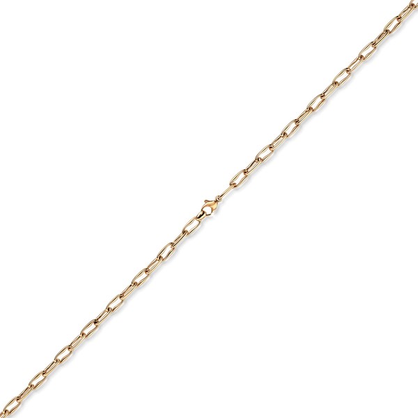 5mm Phantasiekette aus 585 Rotgold 50cm