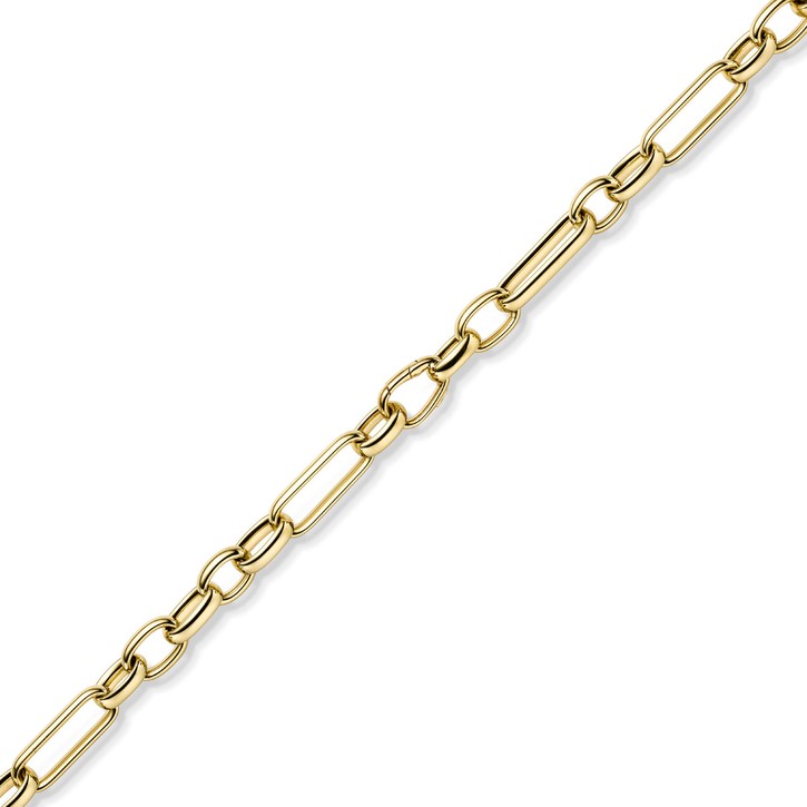 11mm Phantasie aus 585 Gelbgold 60cm