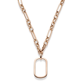 11mm Phantasie Halskette Collier mit Dekoelement 33x51mm 585 Gold Rotgold 55cm 11mm Phantasie Halskette Collier mit Dekoelement 33x51mm 585 Gold Rotgold 55cm
