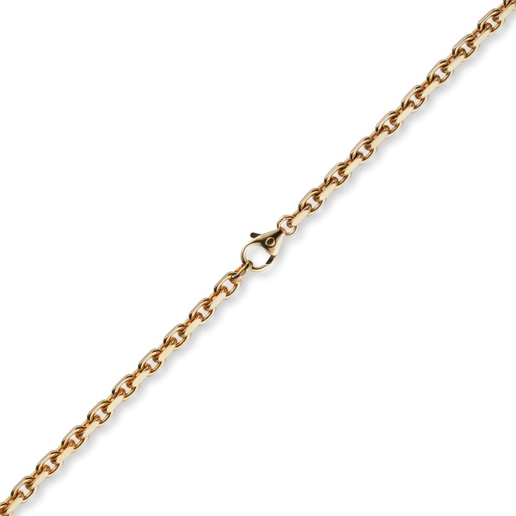4mm Ankerkette aus 585 Rotgold 70cm
