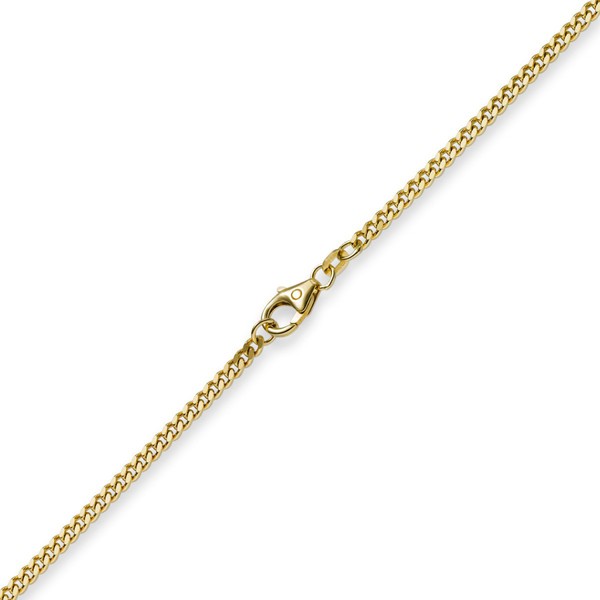2,5mm Panzerkette 585 Gelbgold 70cm