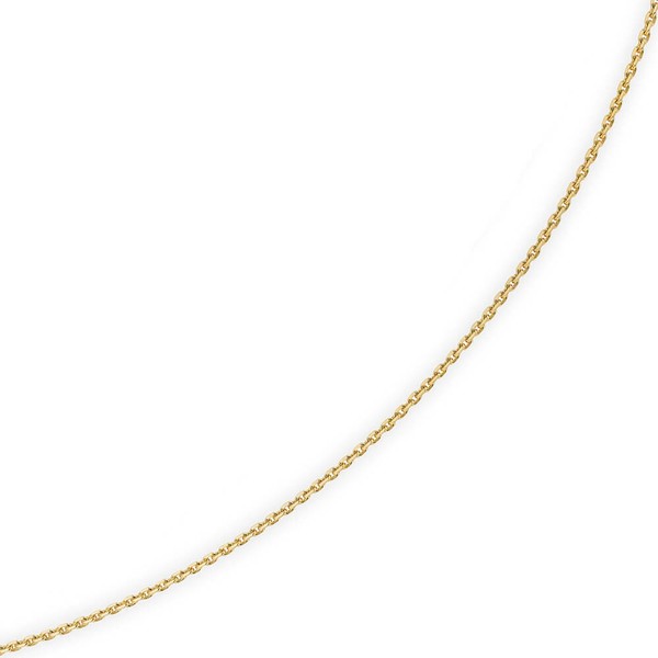 1.5mm Ankerkette aus 750 Gelbgold 45cm
