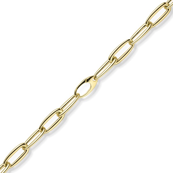 11mm Armband aus 585 Gelbgold 21cm
