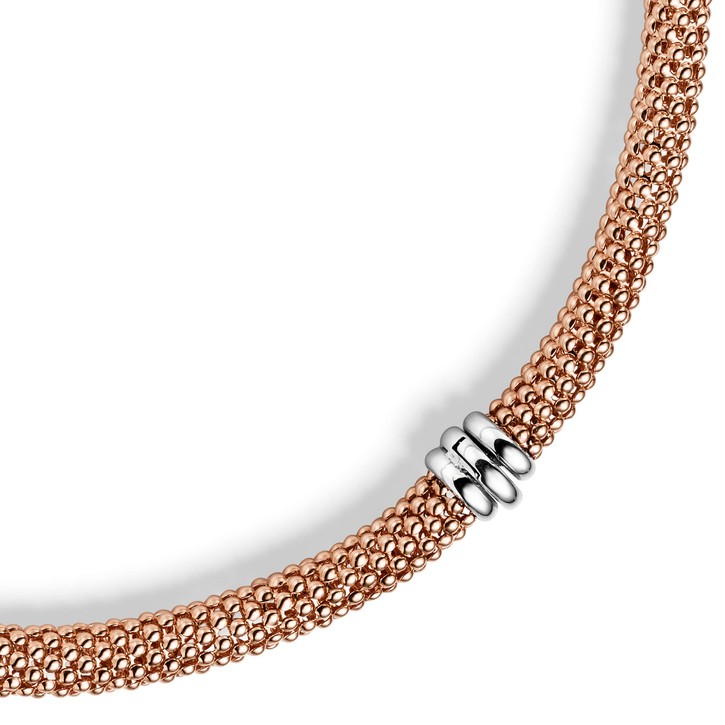 8.5mm Himbeer Kette aus 585 Rotgold 50cm