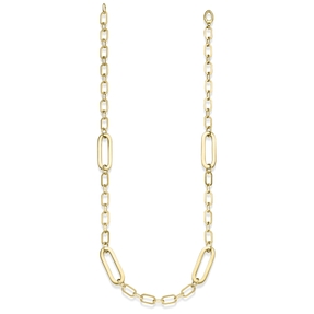 6mm Paper-Clip Kette Halskette Collier aus 585 Gold Gelbgold 90cm 6mm Paper-Clip Kette Halskette Collier aus 585 Gold Gelbgold 90cm