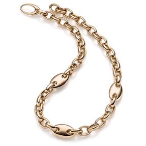11mm Phantasie-Kette Ankerkette Halskette Collier aus 585 Gold Rotgold 50cm 11mm Phantasie-Kette Ankerkette Halskette Collier aus 585 Gold Rotgold 50cm