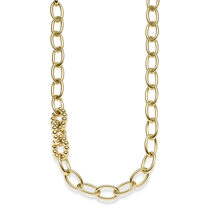 16.5mm Phantasie-Kette aus 585 Gelbgold 60cm