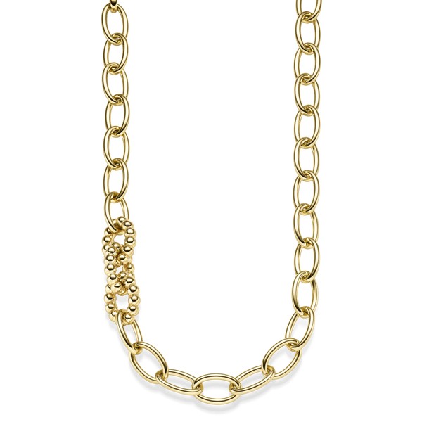 16.5mm Phantasie-Kette aus 585 Gelbgold 60cm
