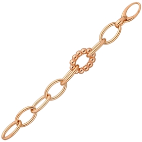 16,5mm Phantasie-Armband Kettenglieder mit Kügelchen 585 Gold Rotgold 20cm 16,5mm Phantasie-Armband Kettenglieder mit Kügelchen 585 Gold Rotgold 20cm
