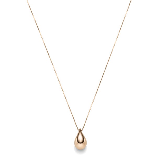 Collier mit Anhänger Tropfen aus 585 Rotgold 45cm