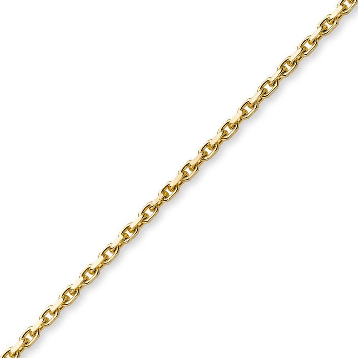 Ankerkette aus 585 Gelbgold 70cm 4mm