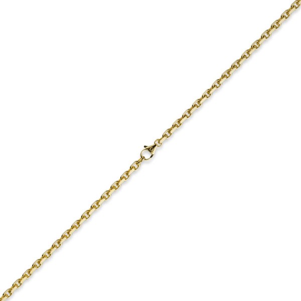 Ankerkette aus 585 Gelbgold 70cm 4mm
