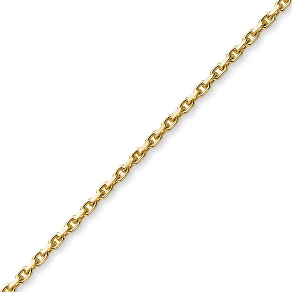 Ankerkette aus 585 Gelbgold 70cm 4mm
