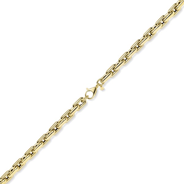 10mm Armband Weitanker-Kette aus 585 Gelbgold 20cm