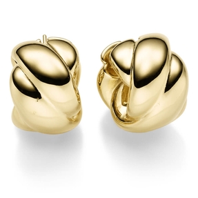 Paar Creolen 22,5x16,5mm aus 585 Gold Gelbgold Ohrringe Ohrschmuck glänzend Paar Creolen 22,5x16,5mm aus 585 Gold Gelbgold Ohrringe Ohrschmuck glänzend