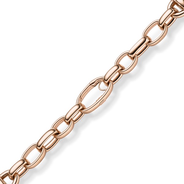 19.5mm Phantasie-Kette aus 585 Rotgold 55cm
