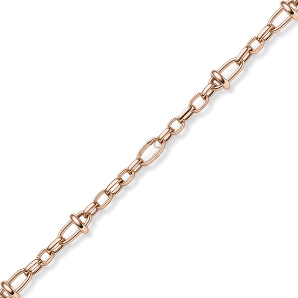 19.5mm Phantasie-Kette aus 585 Rotgold 55cm