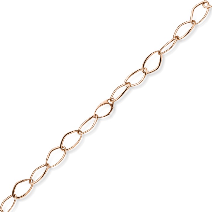 16.5mm Phantasie-Kette aus 585 Rotgold 60cm