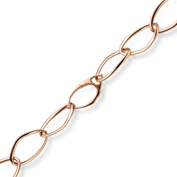 16.5mm Phantasie-Kette aus 585 Rotgold 60cm