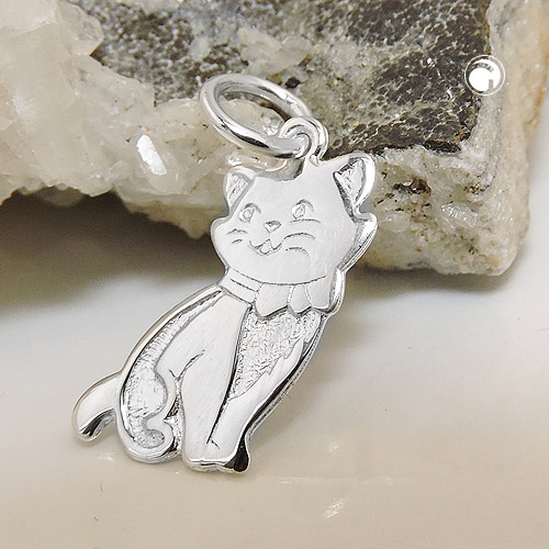 Anhänger Kätzchen aus 925 Silber