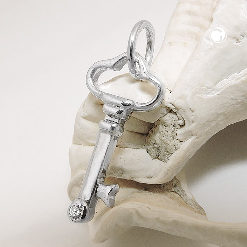 Anhänger Schlüssel 21x10mm 925 Silber