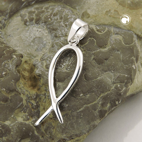 Anhänger Jesus-Zeichen Fisch-Symbol 925 Silber
