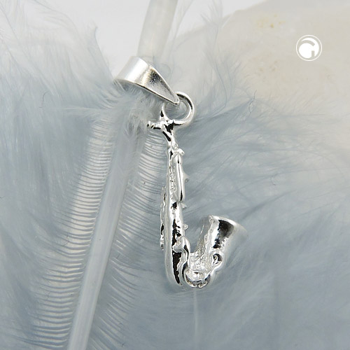 Anhänger Musikinstrument Saxophon 925 Silber