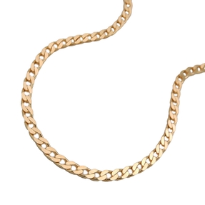 2mm Weitpanzer Armband Armkette aus 585 Gold Gelbgold 18,5cm Damen