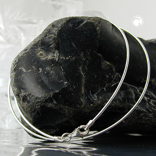 1,1mm Halsreif aus 925 Silber 45cm