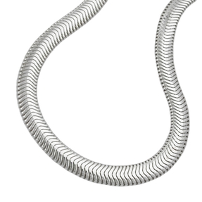 6x2mm Armband Armkette Schlangenkette flach 925 Sterlingsilber 19cm Damen