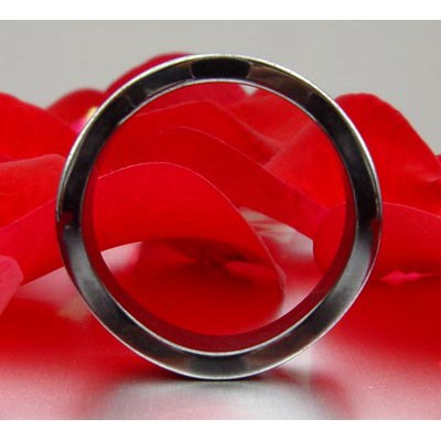 Ring aus Hämatit 6mm gewellt