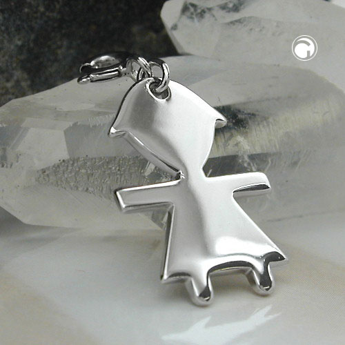 Charm Mädchen 925 Silber glänzend