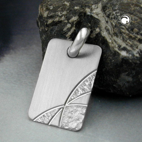 Anhänger zum Gravieren 925 Silber