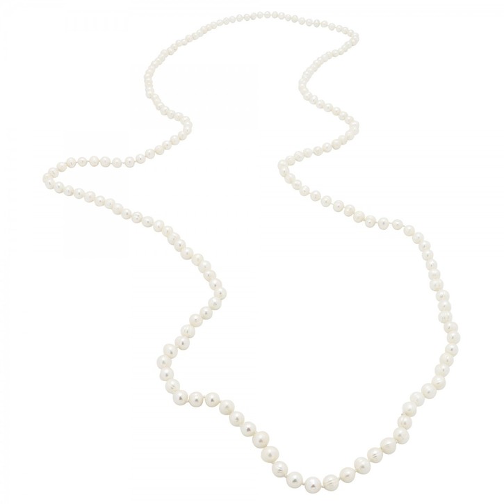 Lange Kette aus Perlen