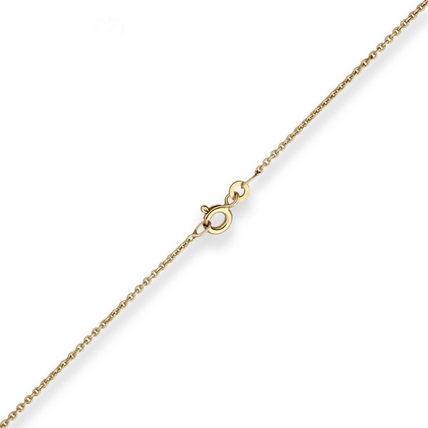 1.5mm Rund-Ankerkette aus 333 Gelbgold 45cm