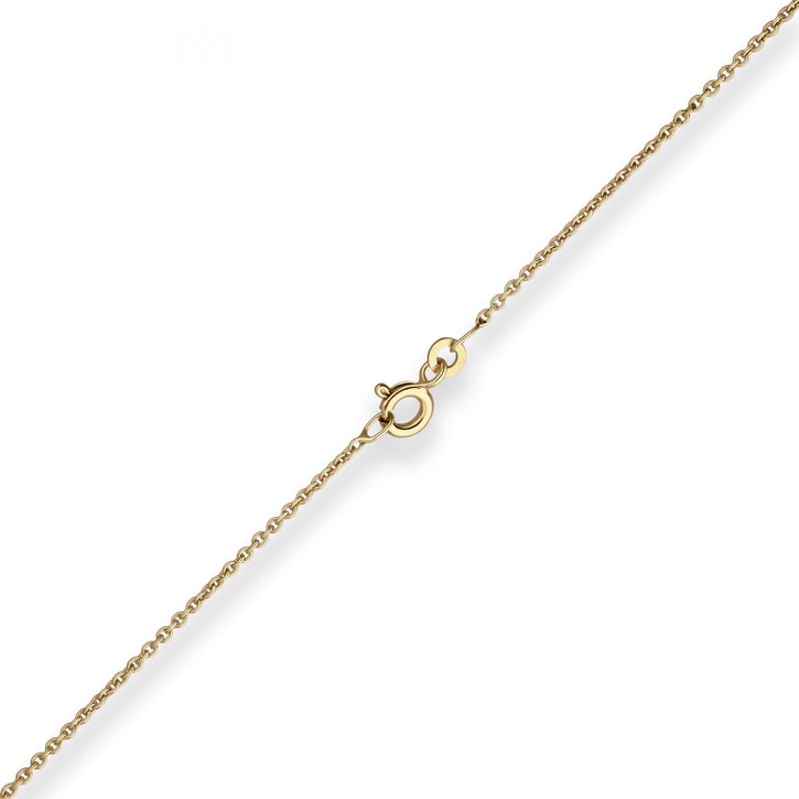 1.5mm Rund-Ankerkette aus 333 Gelbgold 50cm