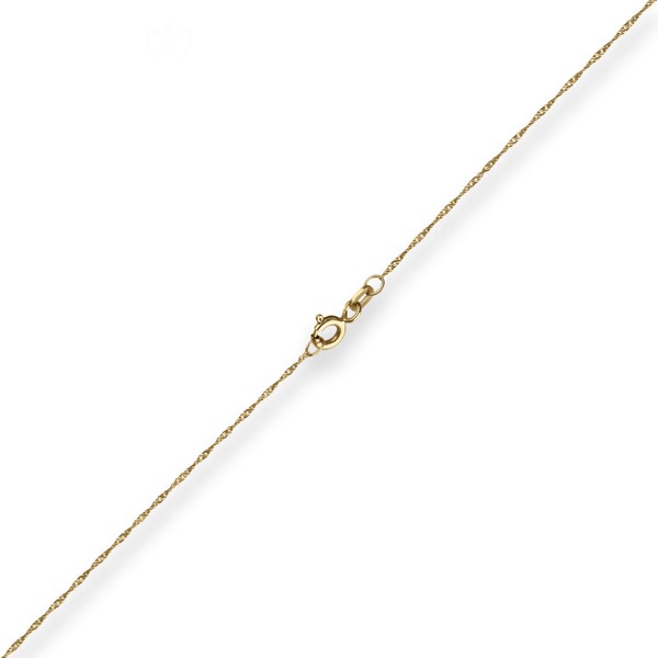 1mm Singapurkette aus 333 Gelbgold 50cm