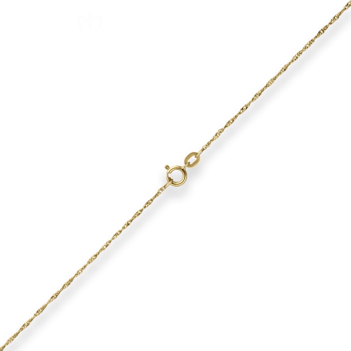 1mm Singapurkette aus 333 Gelbgold 42cm