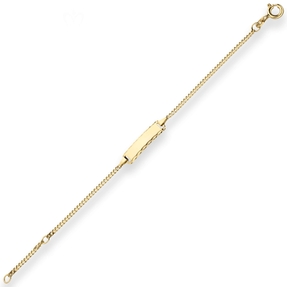 1.7mm ID Bracelet Cuban Chain Gold Bracelet jewelry made of 333 Yellow Gold 14cm 1.7mm ID Bracelet Cuban Chain Gold Bracelet jewelry made of 333 Yellow Gold 14cm
