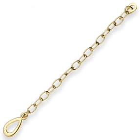 2,9mm Ankerkette weit Kette Verlängerungskette Halskette aus 333 Gold Gelbgold 7cm