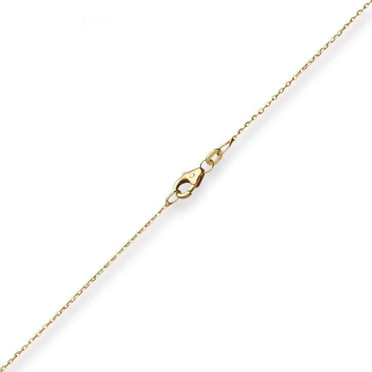 1.1mm Ankerkette flach aus 585 Gelbgold 42cm