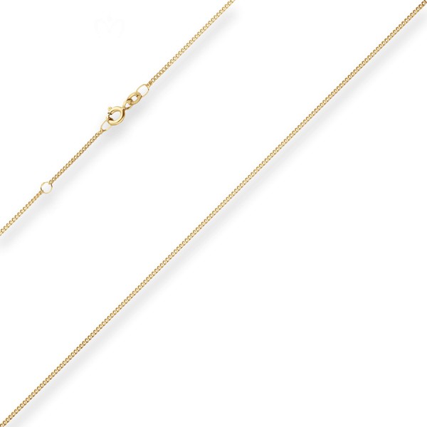 1.2mm Panzerkette aus 333 Gelbgold 38cm