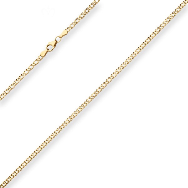 2.9mm Zwillingspanzerkette aus 375 Gelbgold 45cm