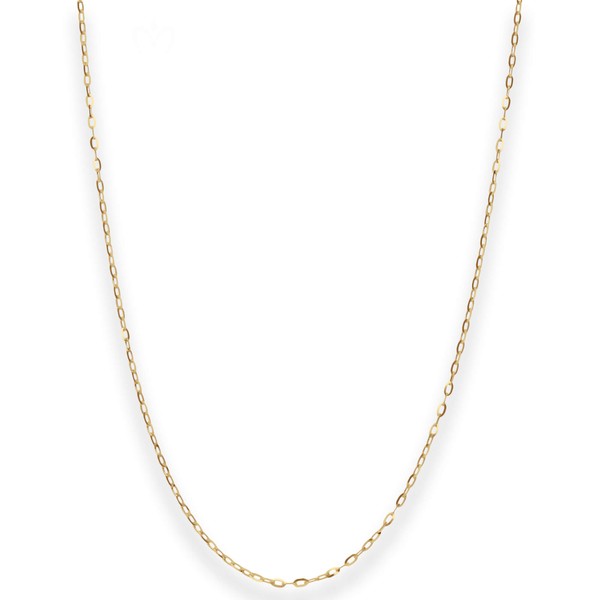1.1mm Ankerkette flach aus 333 Gelbgold 40cm