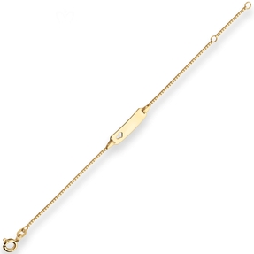 0,9mm Id-Armband Veneziakette Herz Armschmuck aus 585 Gold Gelbgold 14cm 0,9mm Id-Armband Veneziakette Herz Armschmuck aus 585 Gold Gelbgold 14cm