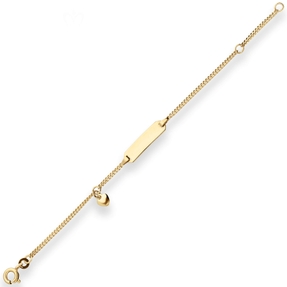 1,7mm Id-Armband Panzerkette Herz Armschmuck aus 333 Gold Gelbgold 14cm 1,7mm Id-Armband Panzerkette Herz Armschmuck aus 333 Gold Gelbgold 14cm
