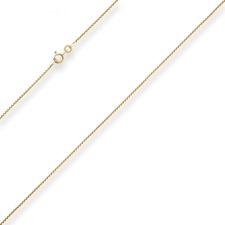 1.2mm Veneziakette rund aus 333 Gelbgold 40cm