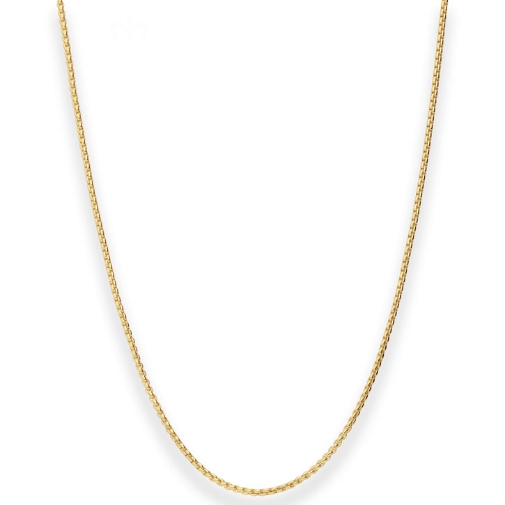 1.2mm Veneziakette rund aus 333 Gelbgold 40cm