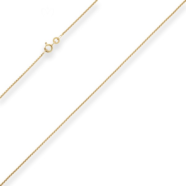 1.2mm Veneziakette rund aus 333 Gelbgold 45cm