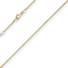 0,9mm Veneziakette Kette Fusskette Fussschmuck aus 333 Gold Gelbgold 25cm